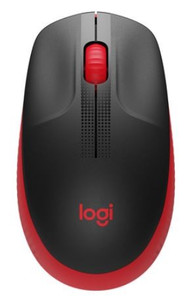 Logitech M190 Optical Wireless Mouse 910-00590, red