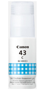 Canon Ink Bottle GI-43C 4672C001 60ml, cyan