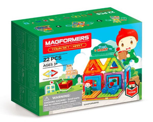 Magformers Magnetic Blocks Town Set - Market 22pcs 3+