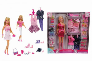 Steffi Mega Fashion Doll and Accessories 29cm 3+