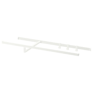 HJÄLPA Clothes rail, white, 80x40 cm