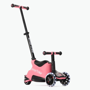 smarTrike Xtend Scooter 4in1 + Ride-on - Salmon Pink 12m - 12y
