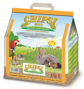 Chipsi Mais Corn Chips for Small Mammals & Birds 10L