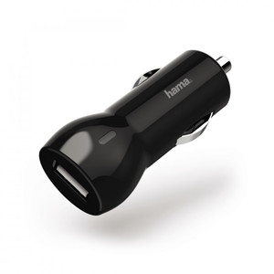 Hama Car Charger 2xUSB 12V 2.4A, black