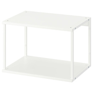 PLATSA Open shelving unit, white, 60x40x40 cm