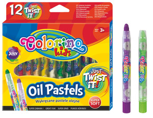 Colorino Kids Oil Pastels Twist It 12 Colours