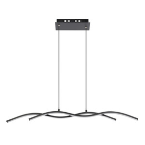 GoodHome LED Pendant Lamp Alani 1850 lm DIM, black