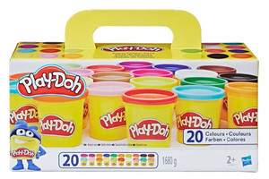 Play-Doh Super Colour Pack 20 Colours, assorted sets, 2+
