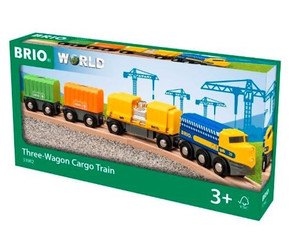 Brio World Three Wagon Cargo Train 3+