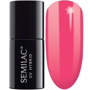 SEMILAC Hybrid Gel Polish 042 Neon Raspberry - 7 ml