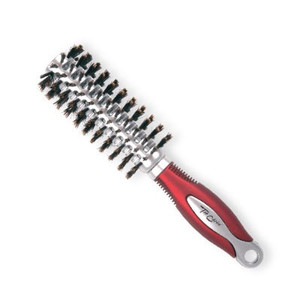 Hair Styling Brush - Silver / Burgundy