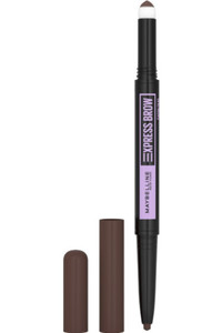 MAYBELLINE Express Brow Satin Duo Double-sided Brow Pencil + Powder 04 Dark Brown 1pc