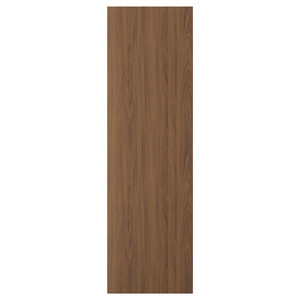 TISTORP Door, brown walnut effect, 60x200 cm