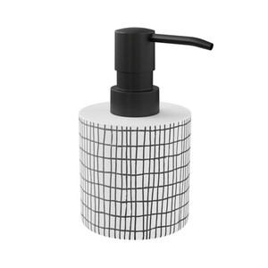 GoodHome Soap Dispenser Blenny, white-black