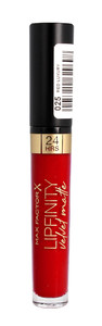 Max Factor Lipfinity Velvet Matte Liquid Lipstick no. 025 Red Luxury 3.5g