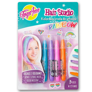 Toys Inn Hair Studio Hair Chalk Rainbow 8+