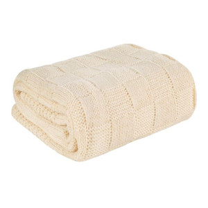 Blanket Plain 130 x 170 cm, beige