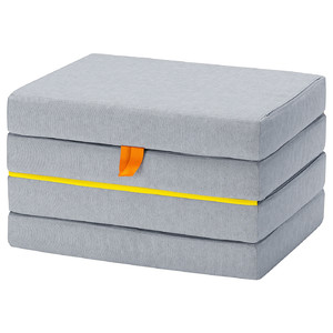 SLÄKT Pouffe/mattress, foldable