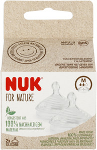 NUK For Nature Silicone Teat Size M 2pcs