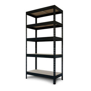 GoodHome Metal Shelving Unit Rand 180 x 97 x 40 cm 5 Shelves 250 kg