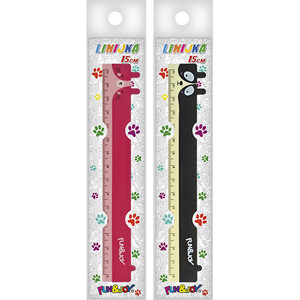 Fun&Joy Ruler 15cm 1pc, assorted colours