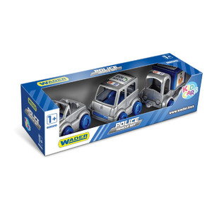 Kid Cars Police Vehicles Set of 3 12m+