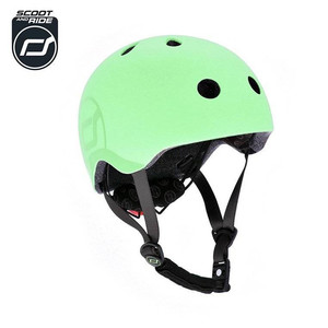 SCOOTANDRIDE Child's Bicycle Helmet S-M helmet for children, kiwi, 3+