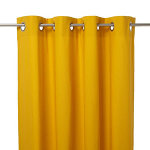 Curtain GoodHome Hiva 140x260cm, mustard yellow