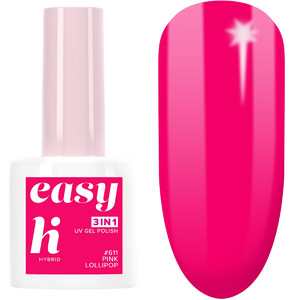 Hi UV Gel Polish 3in1 611 Easy Pink Lollipop Lunapark