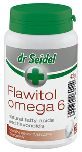 Dr Seidel Flawitol Omega 6 Natural Fatty Acids & Flavonoids for Cats & Dogs 60 Capsules