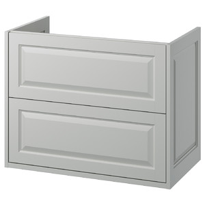 TÄNNFORSEN Wash-stand with drawers, light grey, 80x48x63 cm