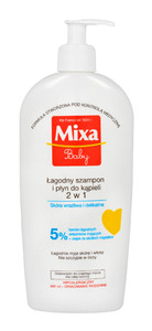 Mixa Baby 2in1 Shampoo & Bath Soak 400ml