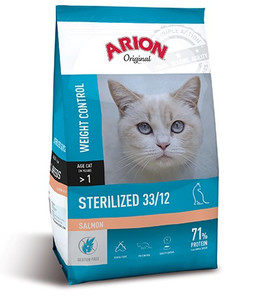 Arion Cat Food Original Cat Steril Salmon 7.5kg