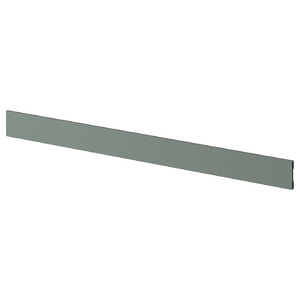 BODARP Plinth, grey-green, 220x8 cm