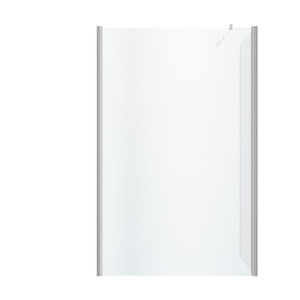 GoodHome Walk-in Shower Panel Beloya 80+45cm, chrome/transparent