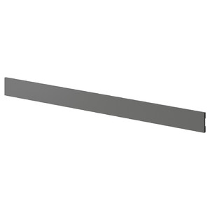 FÖRBÄTTRA Plinth, dark grey, 220x8 cm