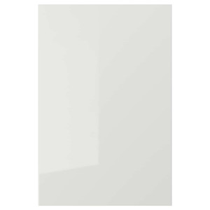 RINGHULT Door, high-gloss light grey, 40x60 cm