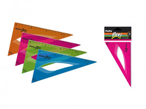 Set Square 60/180cm, flexible, 1pc, assorted colours