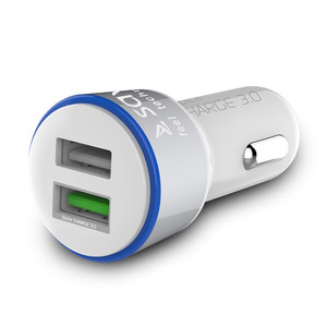 Savio Car Charger SA06, white