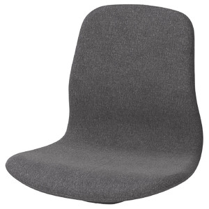 LÅNGFJÄLL Seat shell, Gunnared dark grey