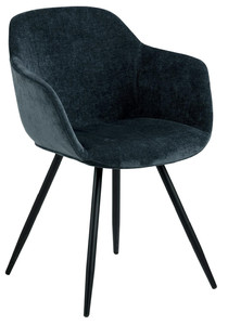 Upholstered Chair Noella, dark blue