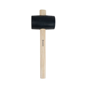 Rubber Hammer 680g, black