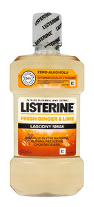 Listerine Ginger & Lime Mouthwash Mild Taste 500ml