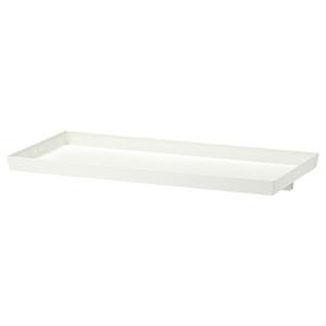MITTZON Display shelf for frame w castors, white, 80x4 cm