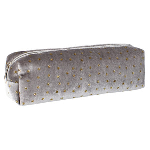 Tube Pencil Case Grey Cristal