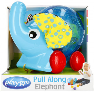 Playgro Pull Along Elephant 12m+
