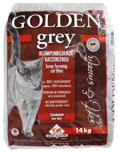 Golden Grey Cat Litter 14kg
