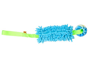 Dingo Dog Toy Bungee Tug Toy with Mop and Ball, 1pc, blue