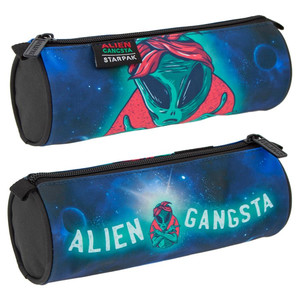 Pencil Case Barrel Alien Gangsta