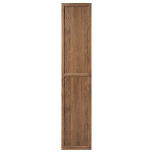 OXBERG Door, brown walnut, 40x192 cm